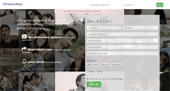 Desktop Screenshot of christiansmeet.com